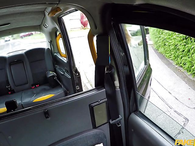 Fake taxi fun with natural redhead Princess Paris