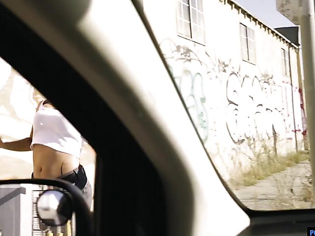 Dirty slut Jynx Maze goes at it in a warehouse