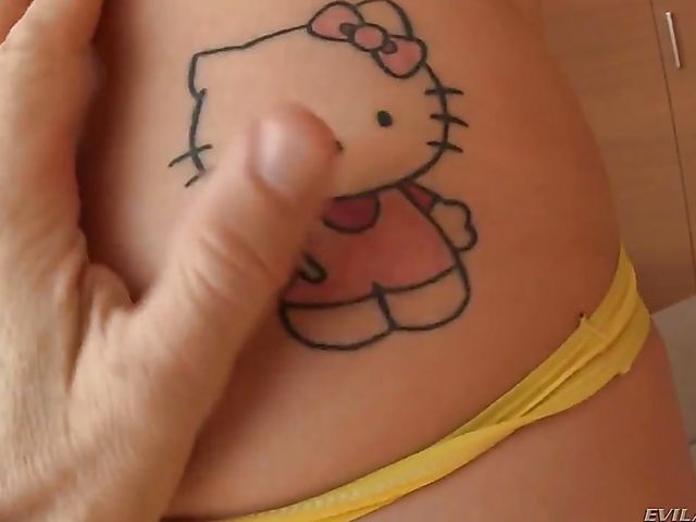 Rocco Siffredi anal fucks young Angelica Kitten POV