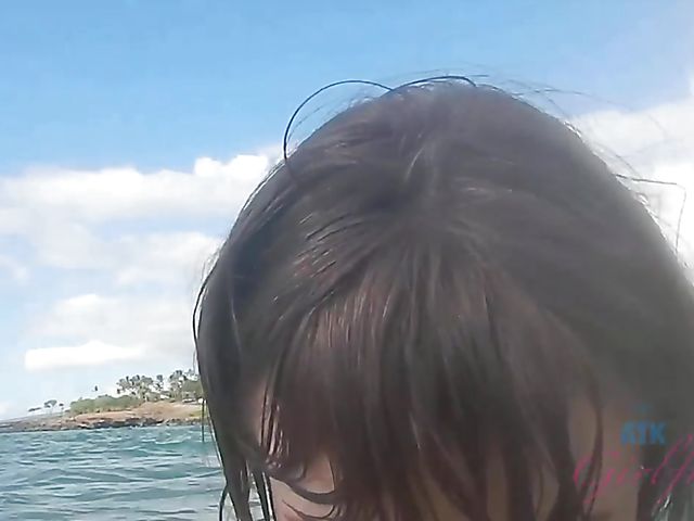 Hot moments with bikini teen Alex Blake