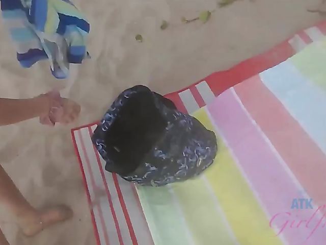 Hot moments with bikini teen Alex Blake