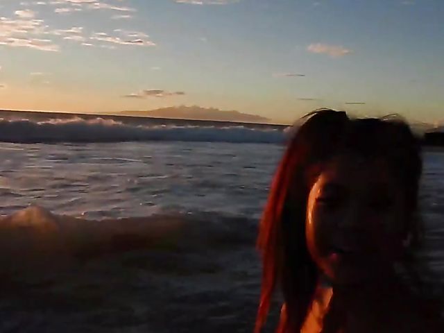 His lovely asian GF Vina Sky is a nudist