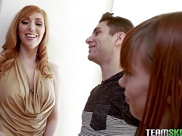 Hot redhead trio with Lauren Phillips and  Alexa Nova