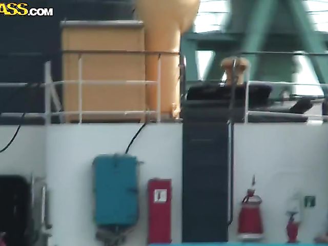 Russian outdoor fuck with a chick next door