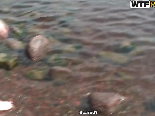 Russian outdoor fuck with a chick next door