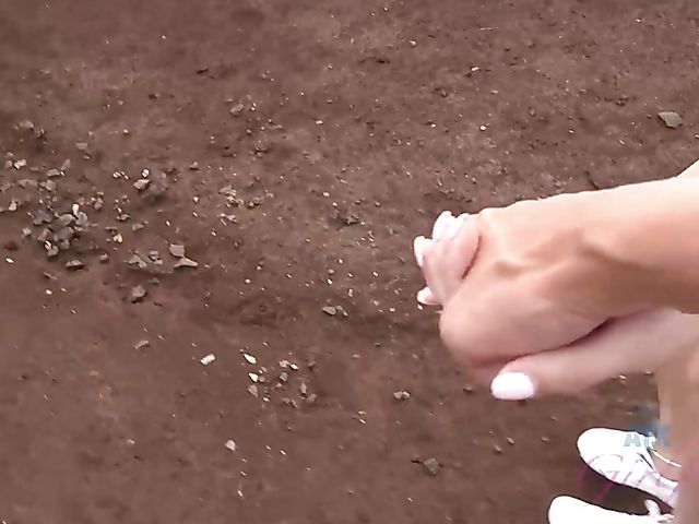 Naughty teen Emily Willis shows her coochie in the car