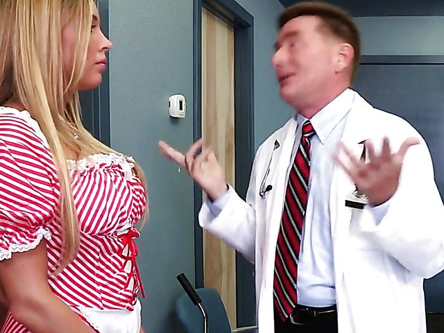 Big tit lady Brooklyn Chase fucks the doctor