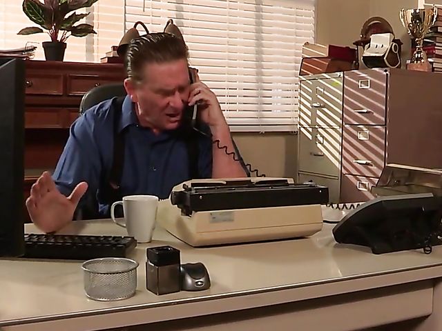 Big tits pornstar Samantha Saint doing it with James Deen 