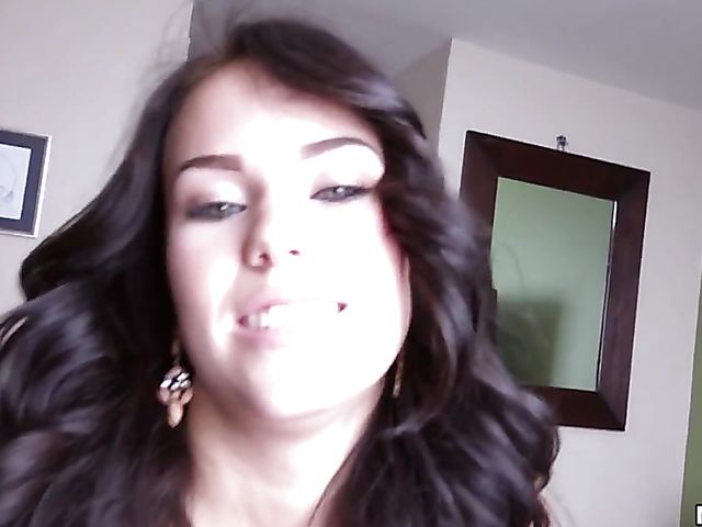 Petite brunette Megan Rain gets dirty with her stepbrother