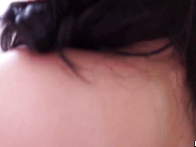 Petite brunette Megan Rain gets dirty with her stepbrother