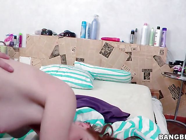 Linda Sweet - Teen redhead anal in her room