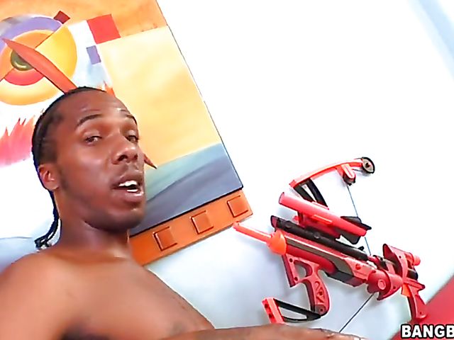 Charlie Mac's big black gun for Andy San Dimas 