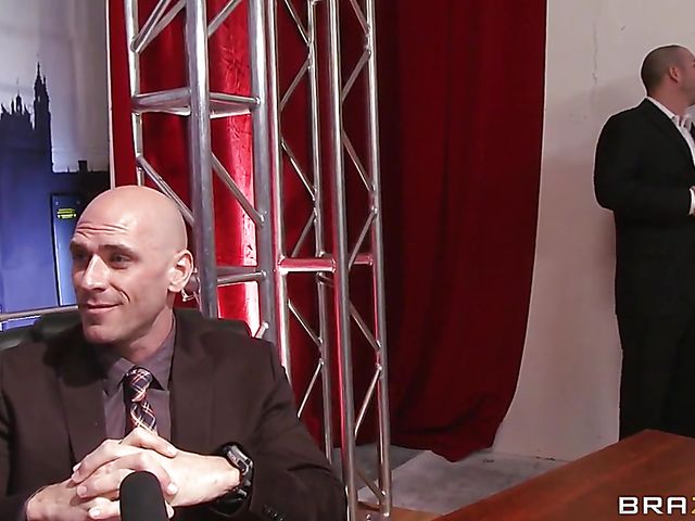 Late night talk show with busty latina Missy Martinez