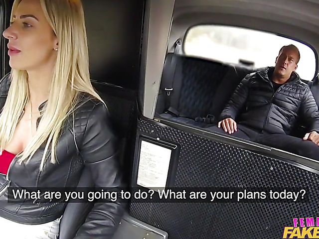 Huge tits taxi driver Nathaly Cherie is a whore