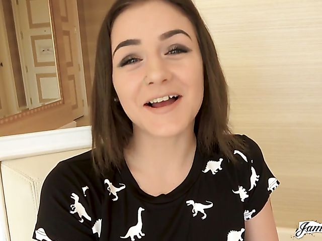 Rosalyn Sphinx - Teen hardcore session with James Deen