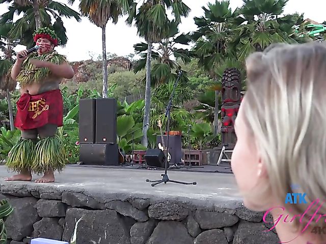 A day with blonde skinny GF Emma Hix