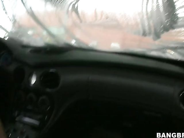 Busty blonde Blake Rose banging at the car wash