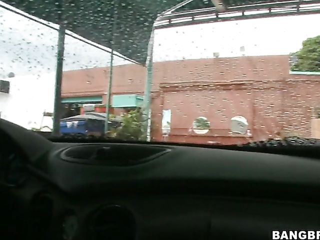 Busty blonde Blake Rose banging at the car wash