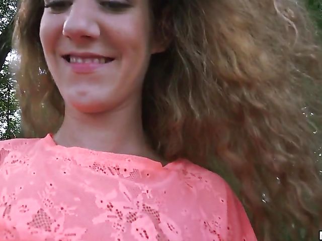 Outdoor group sex by the river with two cum loving cuties 