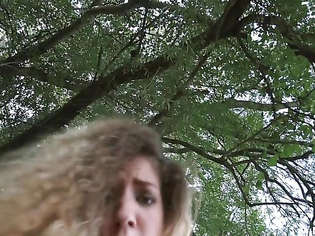 Outdoor group sex by the river with two cum loving cuties 