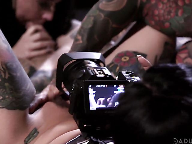 Tattooed anal sluts Joanna Angel and Whitney Wright