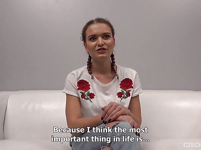 24-year-old Patricie gets nude for Czech casting