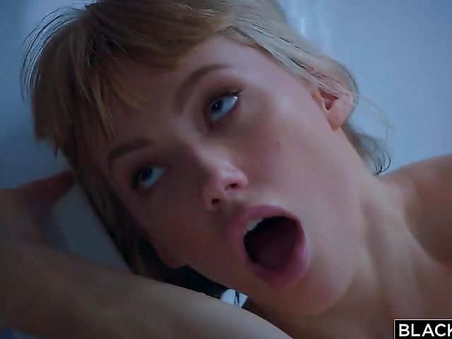 Jason Luv's heavy black cock for blindfolded Ivy Wolfe