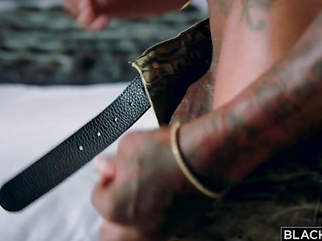 Jason Luv's heavy black cock for blindfolded Ivy Wolfe