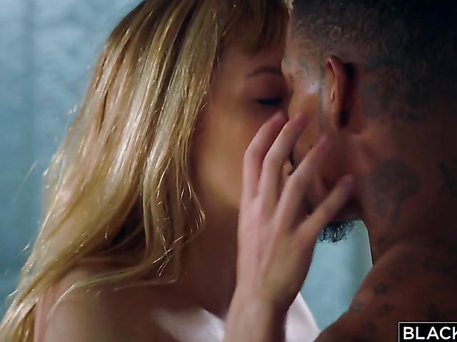 Jason Luv's heavy black cock for blindfolded Ivy Wolfe