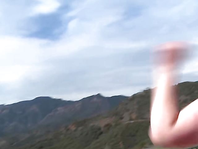 Sexy workout and hot fuck with giant tits blonde