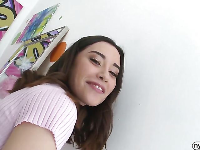 Ass worship with Aria Lee and banging her young cunt