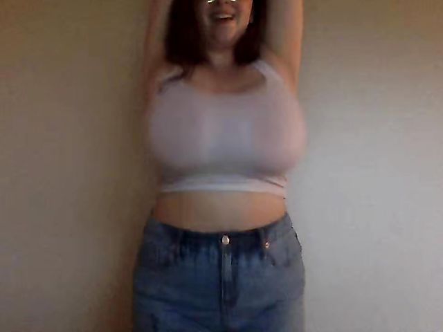 Monster boobs fattie in wet-t-shirt