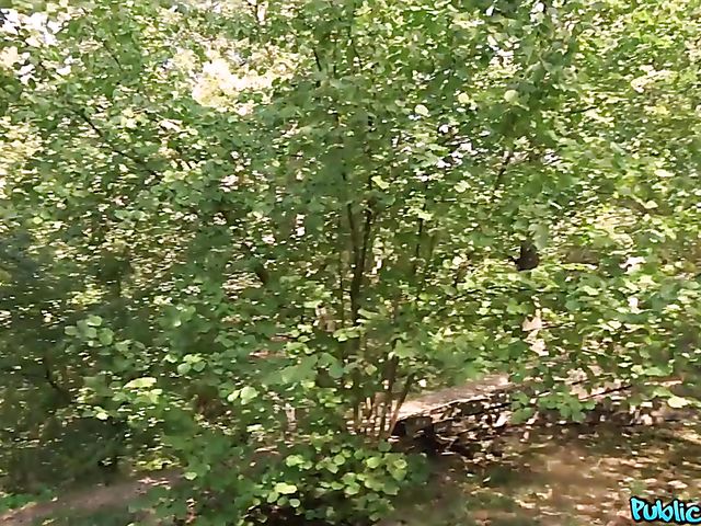 Outdoor POV fun with easy redhead Lola Fae