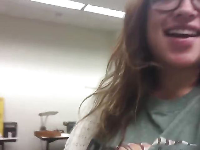 Tattooed BBW with glasses toy fucks her bush