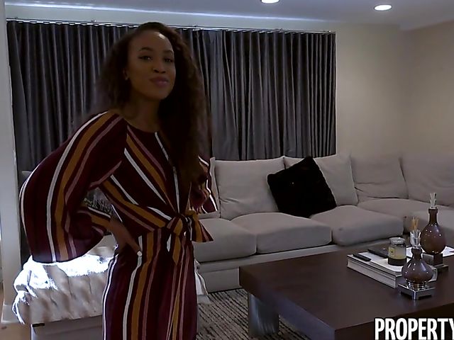 Property sex with black bombshell Demi Sutra
