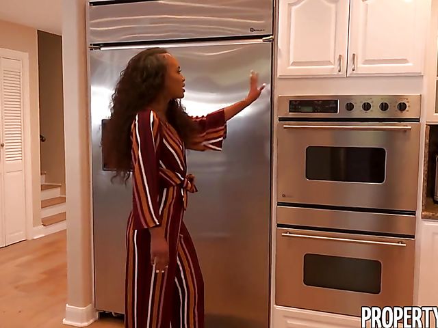 Property sex with black bombshell Demi Sutra