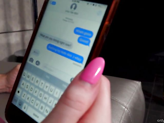 Emma Starletto gets throat fucked while texting