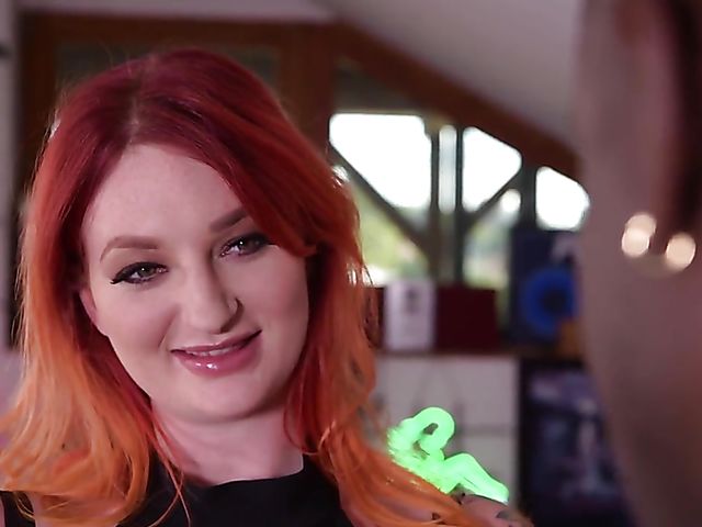 Redhead BBC lover with the phone Zara DuRose gets some