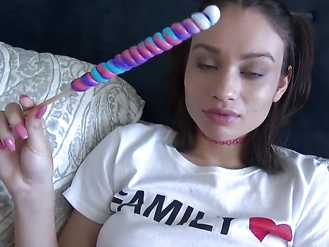 Stepbrother gets seduced by his naughty sister Liv Wild