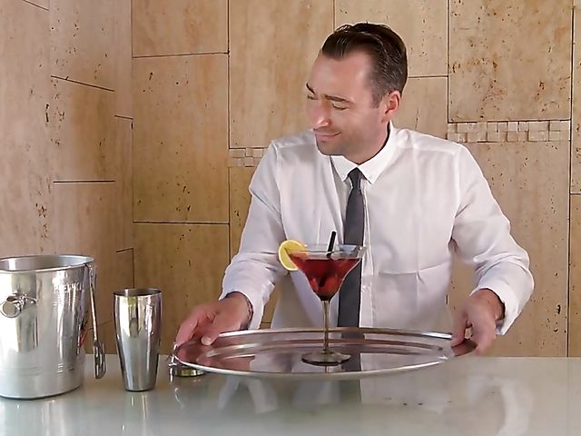 Pool fuck in the sun with skinny beauty Rebecca Volpetti