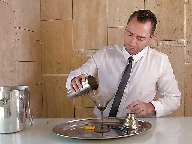 Pool fuck in the sun with skinny beauty Rebecca Volpetti