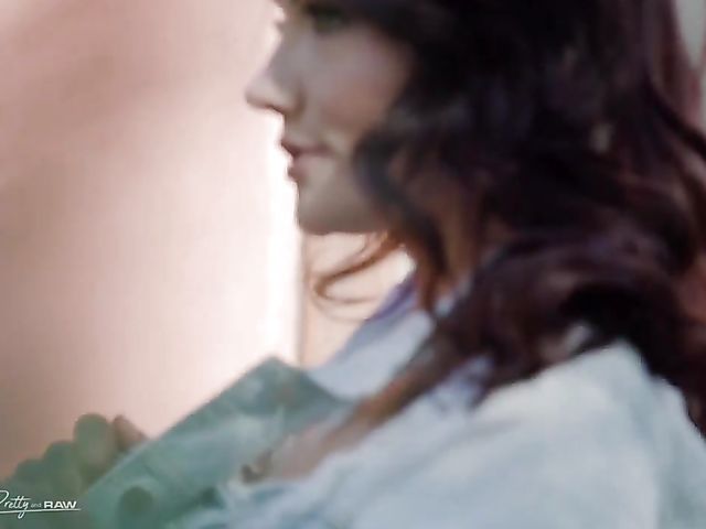 Black cock DP with angelic babe Adria Rae