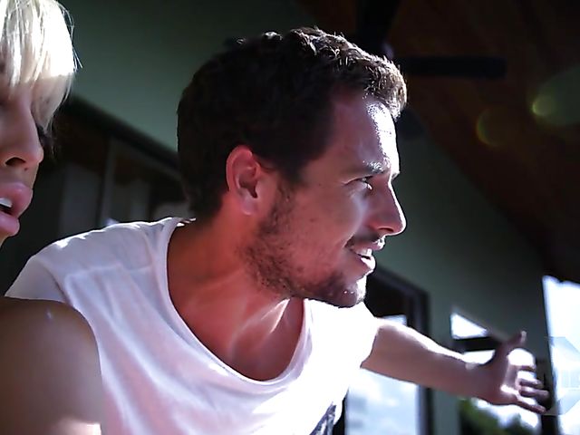 Pool fuck with skinny chick Ivy Wolfe