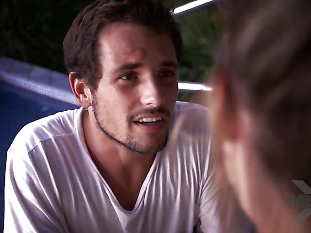 Pool fuck with skinny chick Ivy Wolfe