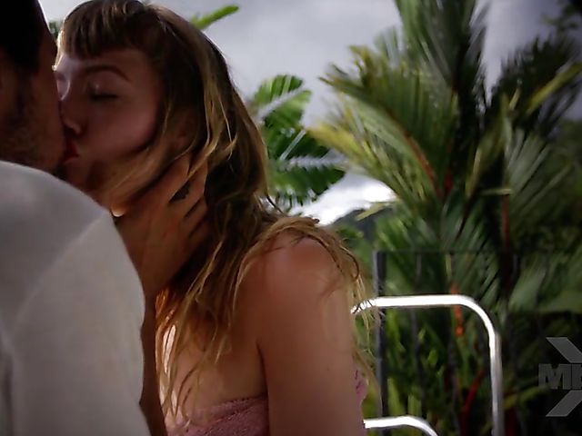 Pool fuck with skinny chick Ivy Wolfe