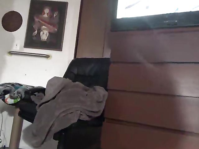 Amateur black cock blowjob on cam at home