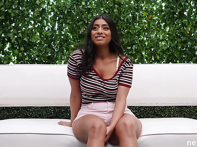 Exotic Violet with huge tits gets slammed