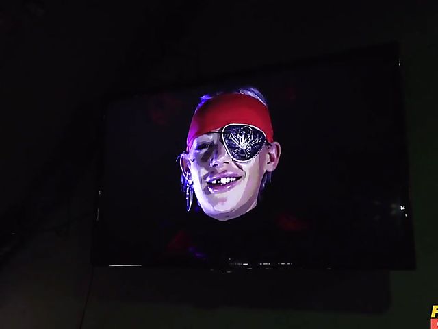 Busty blonde Barbie Sins rides Parker Marx's cock in the space