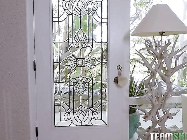 Nasty MILF Trinity St Clair shares a cock with Aria Lee