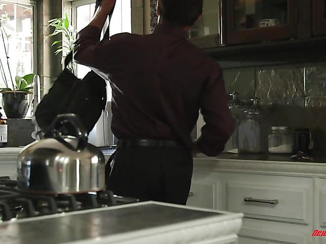 Britney Light - Teen and old man help each other